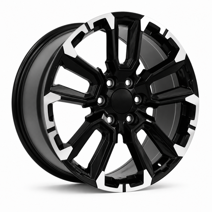 Sierra Yukon Style Wheels Matte Black | GM04