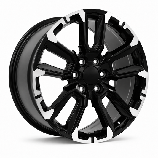 Sierra Yukon Style Wheels Matte Black | GM04