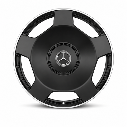 AMG Monoblock Style Wheels Satin Black Machined Lip | MB05