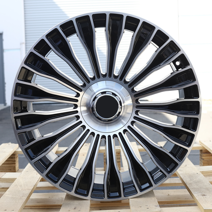 Maybach AMG Style Wheels Black Machined Face | MB08