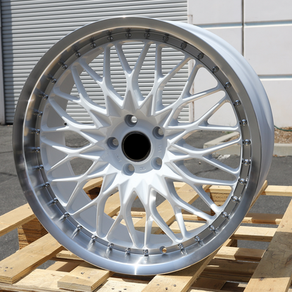 WORK VS-XV Style Wheels White Machined Lip | WKS-1